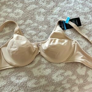 NWT Bali Tan Seamless Bra with Adjustable Straps size 36C